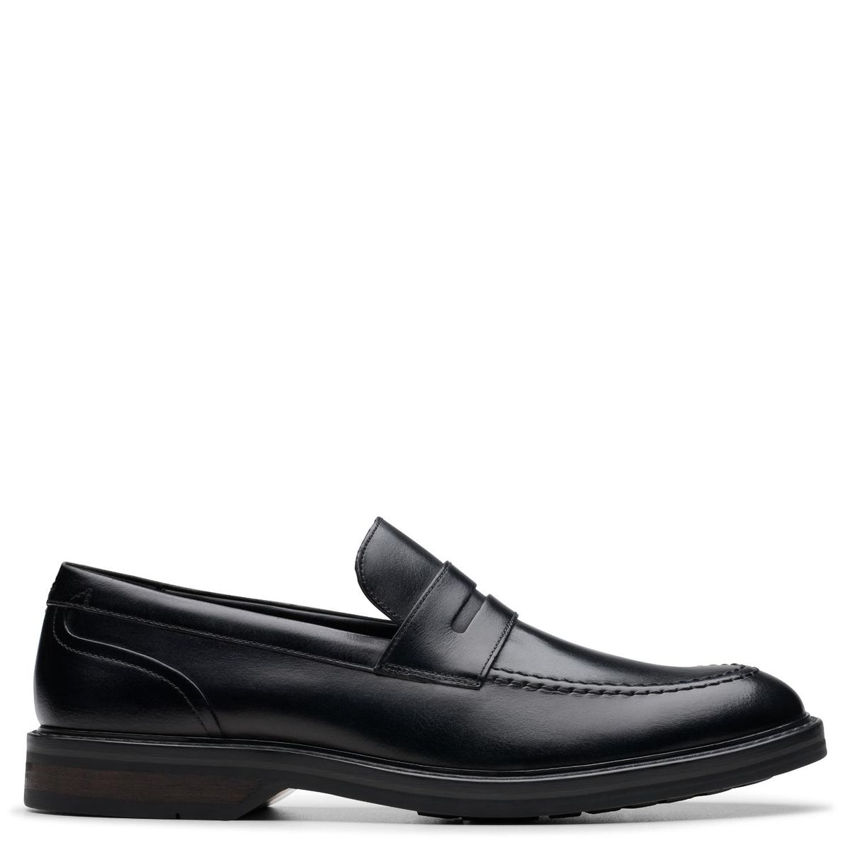 CLARKS - Zapatos Casuales Hombre Cuero Negro Clarks