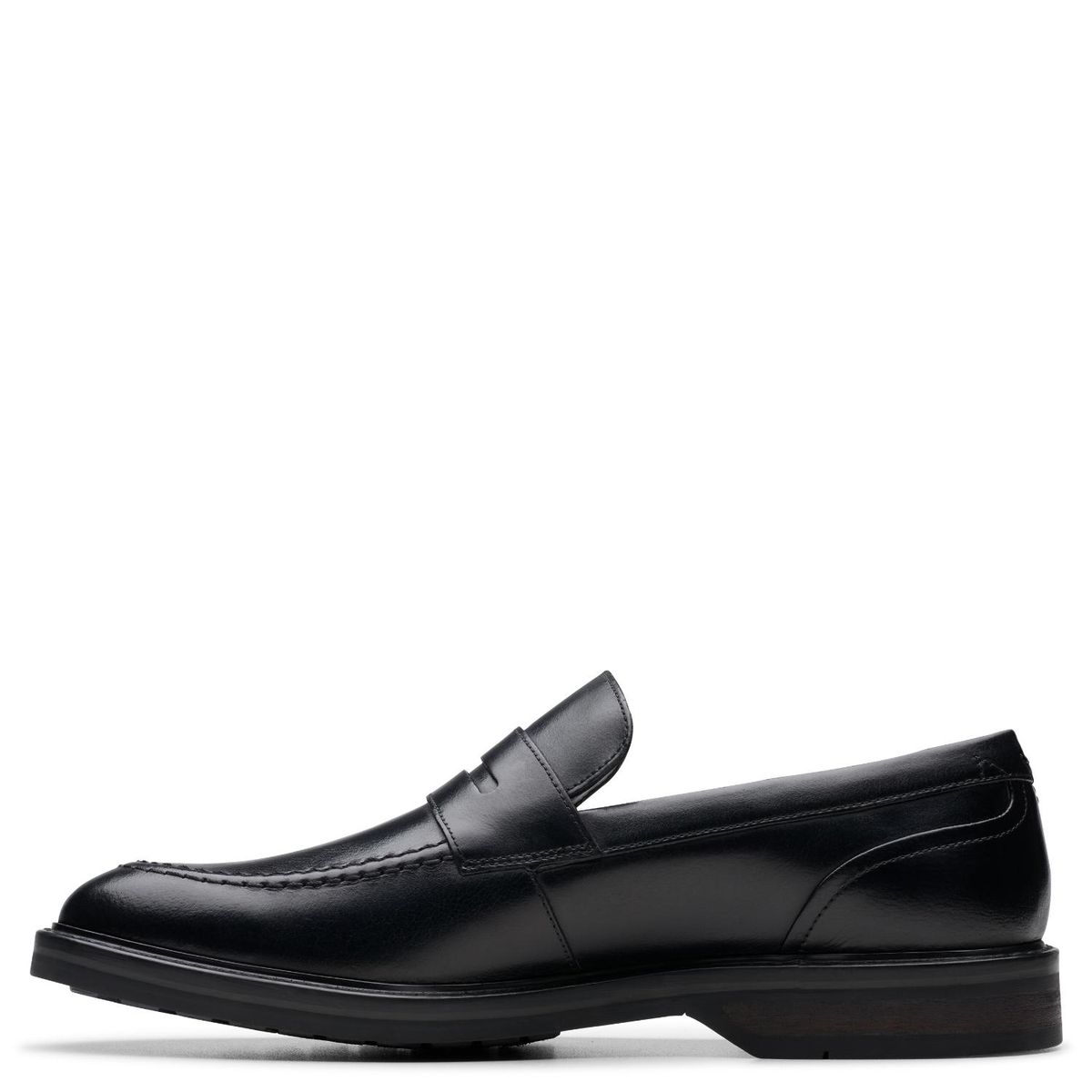 CLARKS - Zapatos Casuales Hombre Cuero Negro Clarks