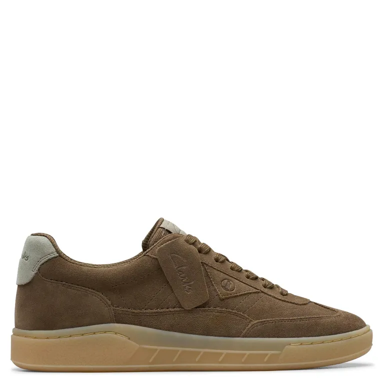 CLARKS Zapatilla Urbana Hombre Cuero Café
