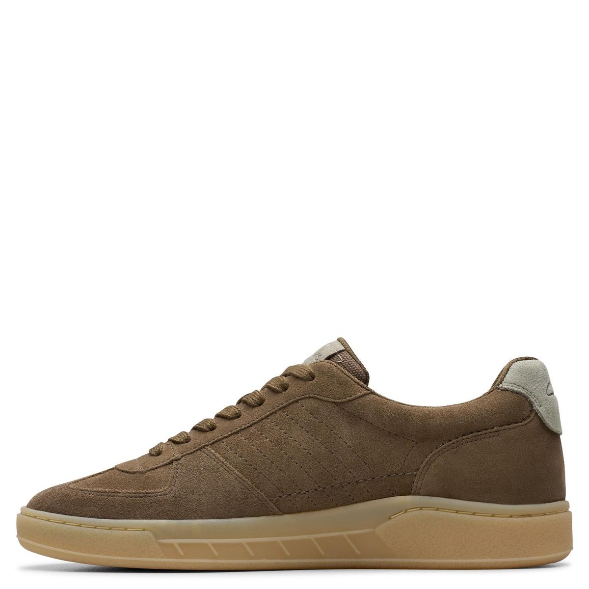 CLARKS - Zapatilla Urbana Hombre Cuero Café Clarks