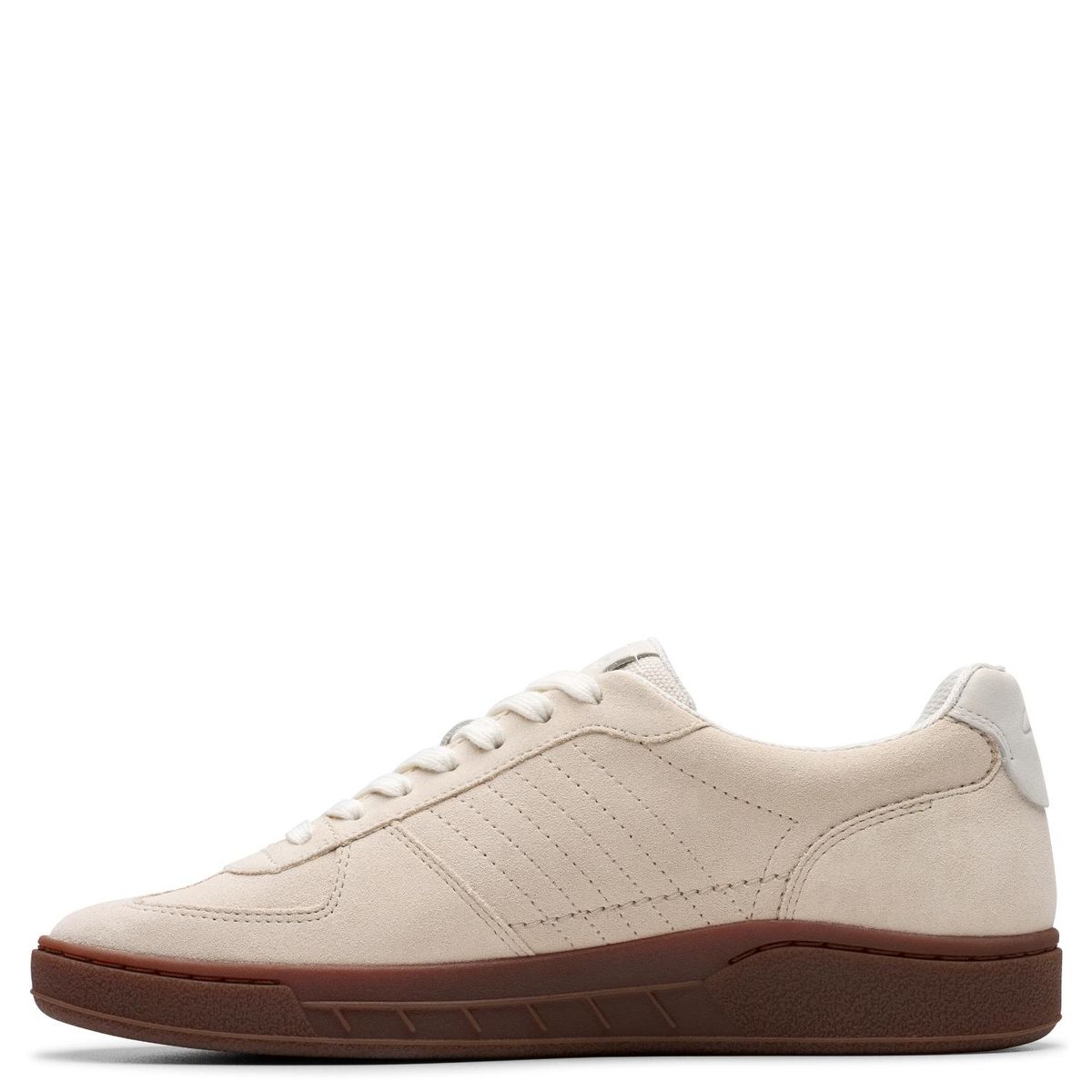 CLARKS - Zapatilla Urbana Hombre Cuero Blanco Clarks