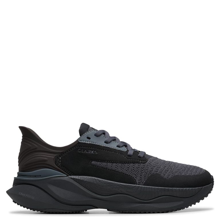 CLARKS Zapatilla Urbana Hombre Negro