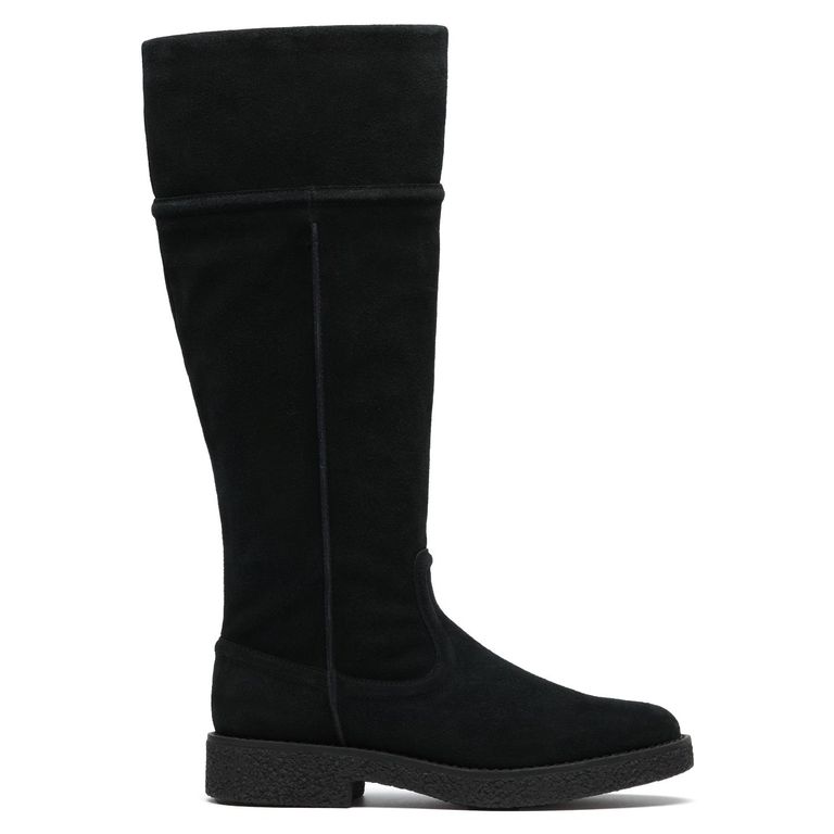CLARKS Bota Mujer Cuero Negro