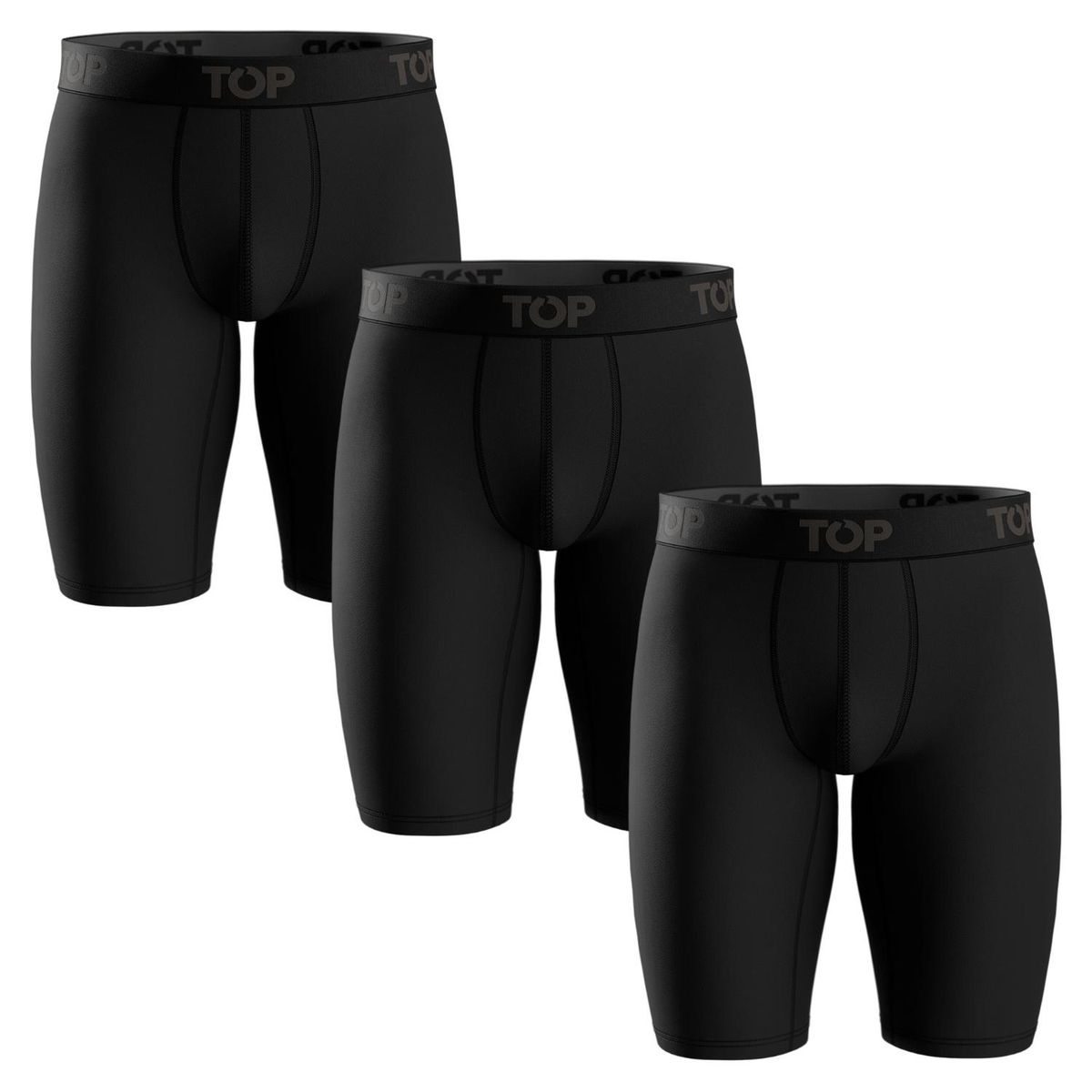 TOP - Pack De 3 Bóxer Largo Algodón Hombre Top