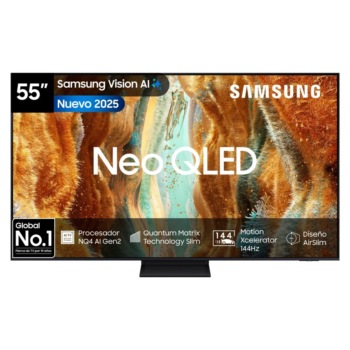 SAMSUNG - 55" Neo QLED Mini Led 4K QN70F Vision AI Smart TV (2025)