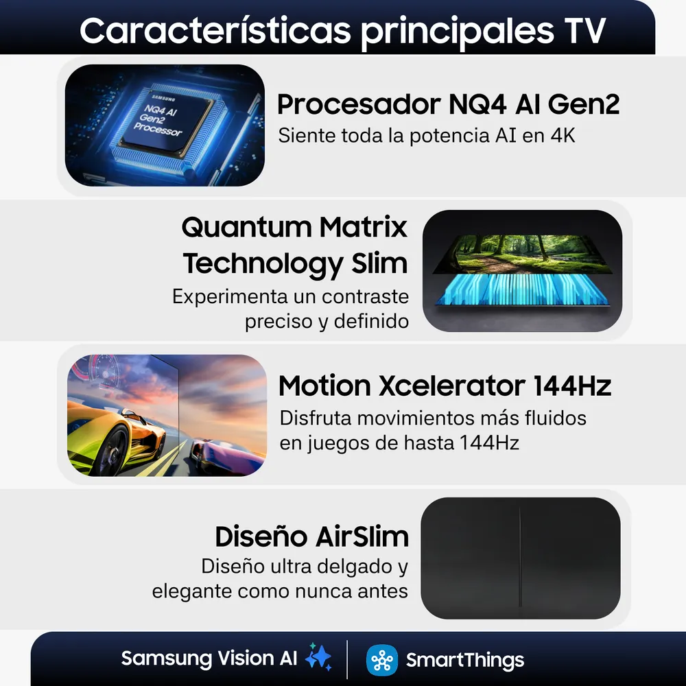 55" Neo QLED Mini Led 4K QN70F Vision AI Smart TV (2025), foto 3