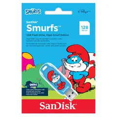 SANDISK - Pendrive Flash USB Smurfs 128GB
