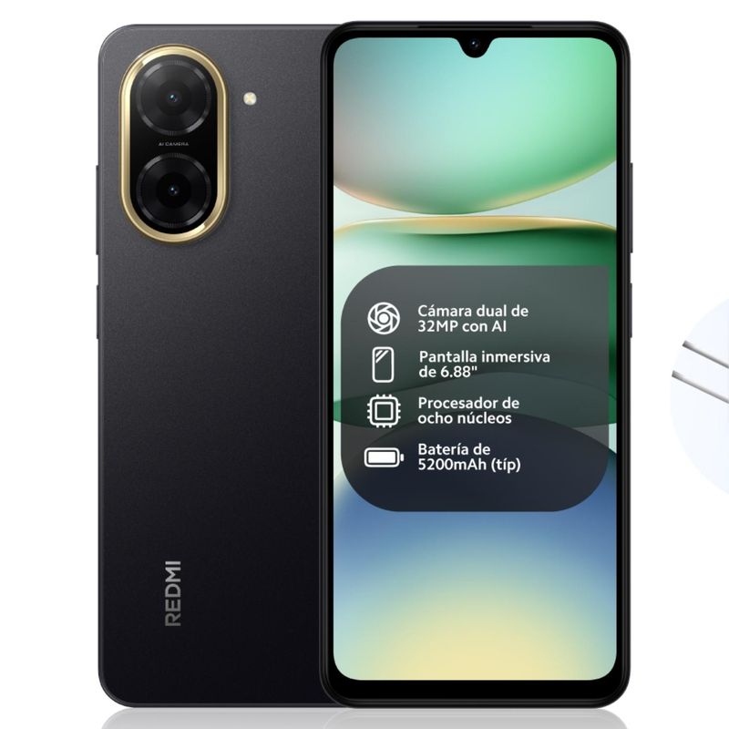 XIAOMI - Celular Xiaomi Redmi A5 128Gb Negro