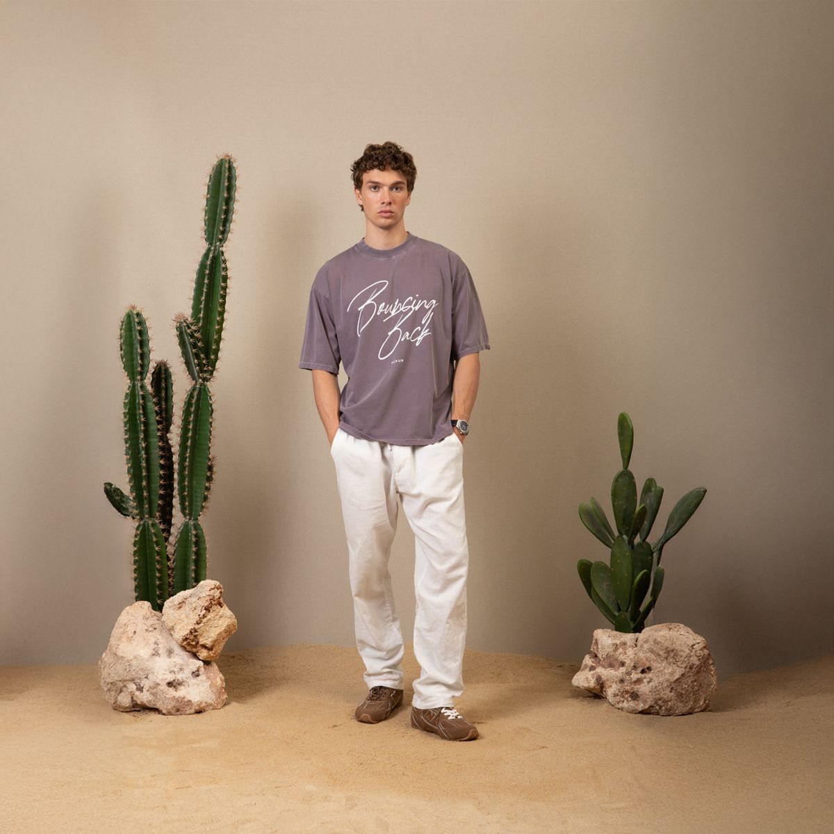 YUXUS - Polera Manga Corta Algodón Hombre Yuxus