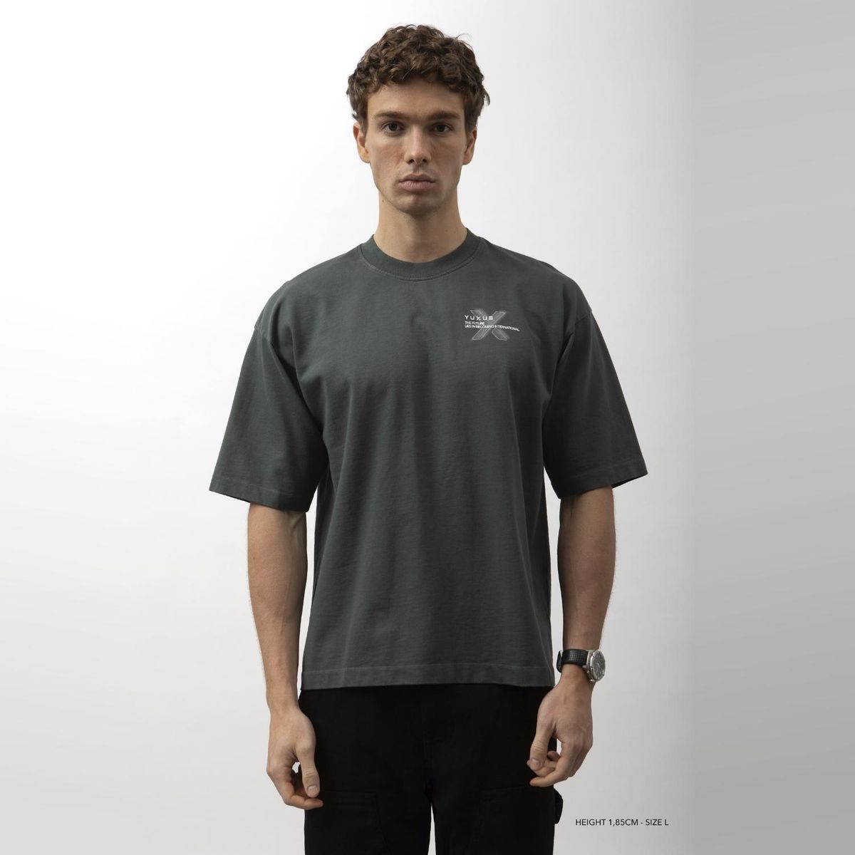 YUXUS - Polera Manga Corta Algodón Hombre Yuxus