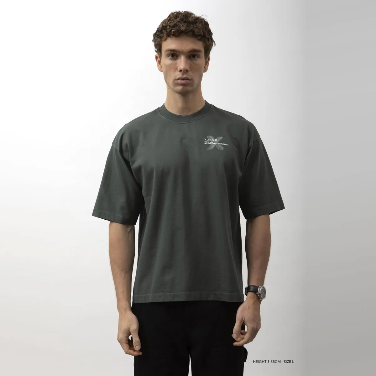 YUXUS - Polera Manga Corta Algodón Hombre Yuxus