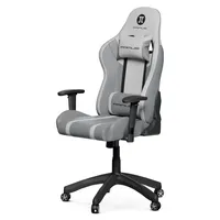 Silla Gamer 100T Gris Con Blanco Gris