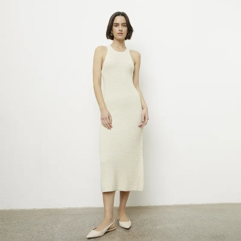VERO MODA - Vestido Largo Algodón Mujer Vero Moda