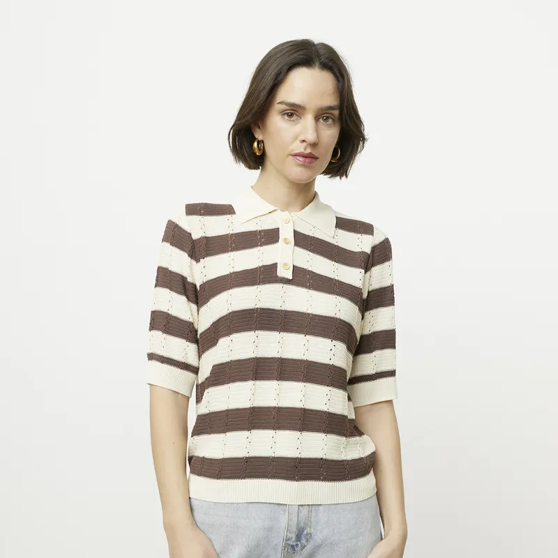 VERO MODA - Polera Rayas Tejida Mujer Vero Moda