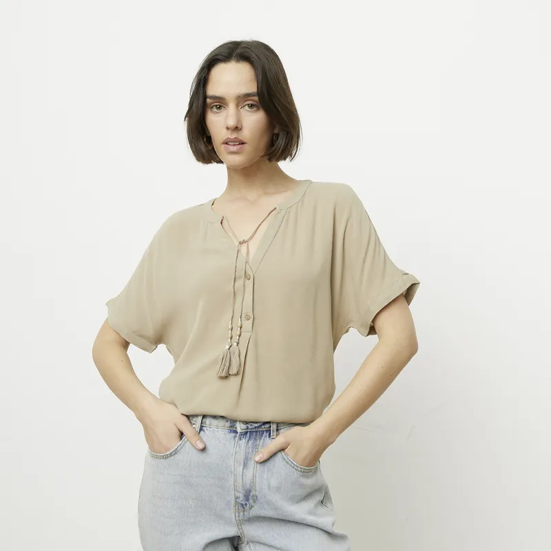 VERO MODA - Blusa con Amarras Mujer Vero Moda