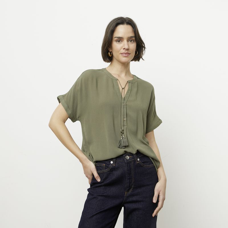 VERO MODA - Blusa con Amarras Mujer Vero Moda