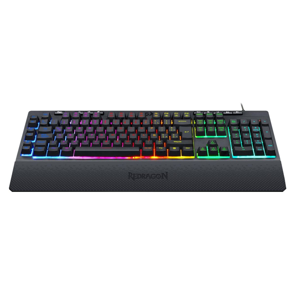 REDRAGON - Teclado Gamer Shiva Black Membrane Keyboar