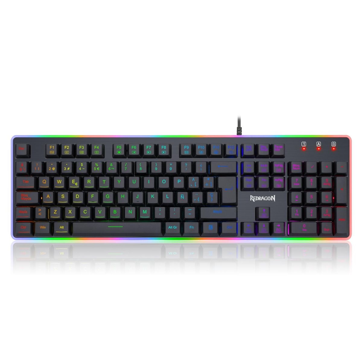 REDRAGON - Teclado Dyaus Black K509 Rgb Redragon