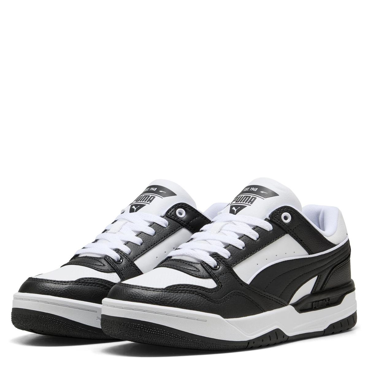 PUMA - Rebound Retro Zapatilla Urbana Hombre Cuero Blanco Puma