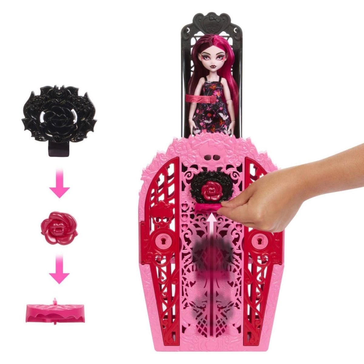 MONSTER HIGH - Monster High Skulltimate Secrets - Draculaura con Armario de Disfraces