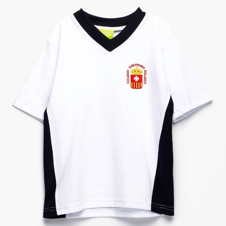 Polera Manga Corta Escolar Algodón Unisex