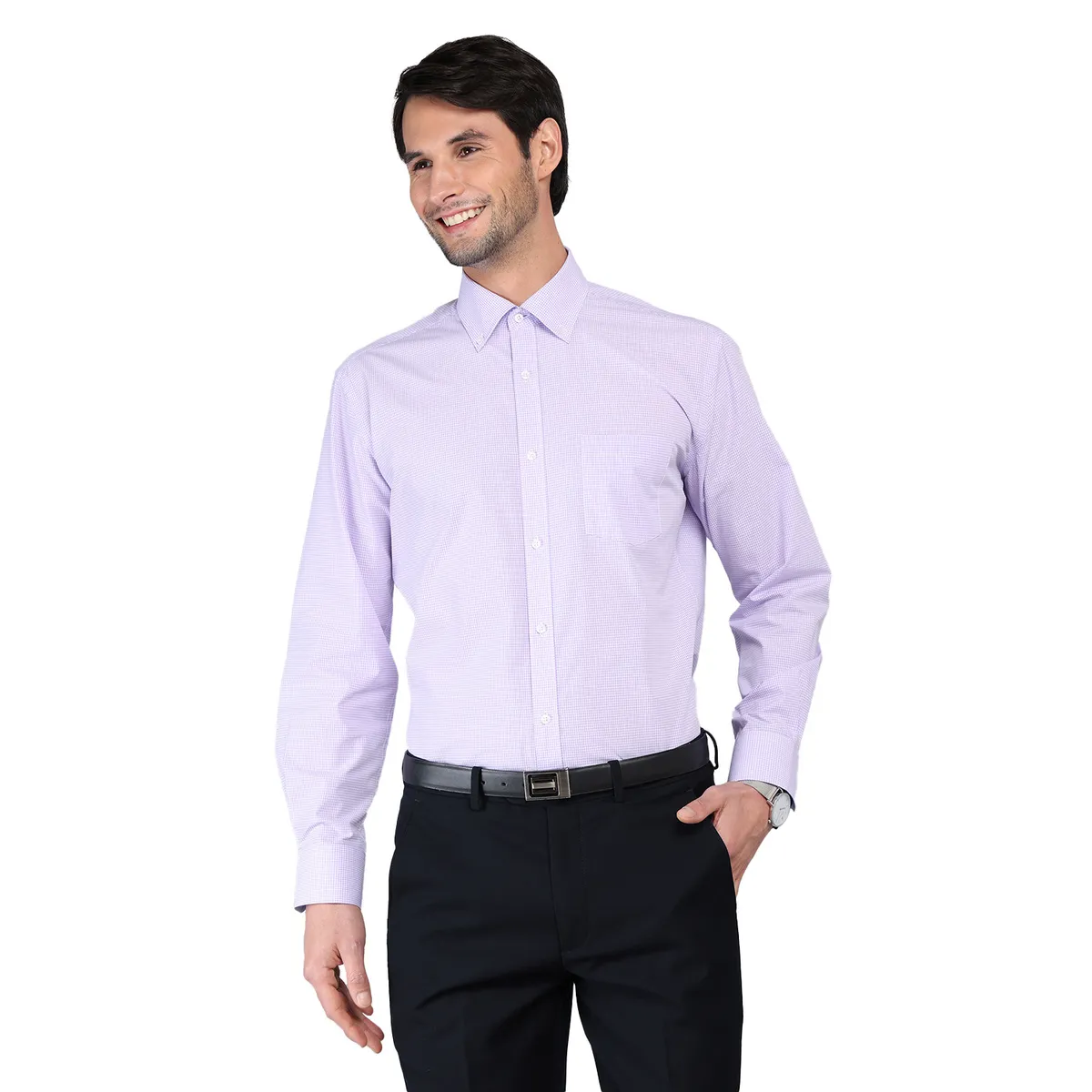 ARROW - Camisa De Vestir Manga Larga Algodón Hombre Arrow