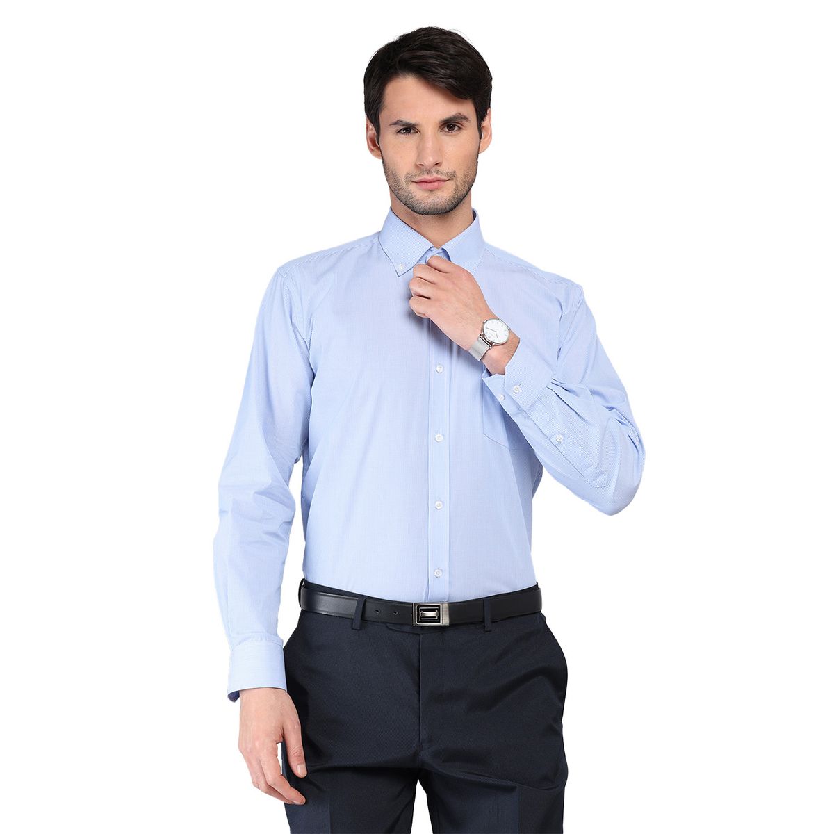 ARROW - Camisa De Vestir Manga Larga Algodón Hombre Arrow