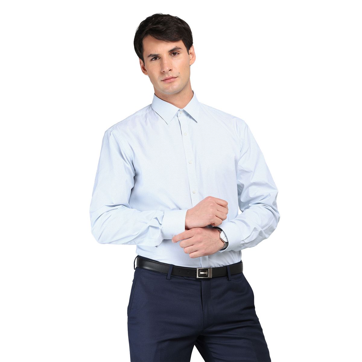 ARROW - Camisa De Vestir Manga Larga Algodón Hombre Arrow