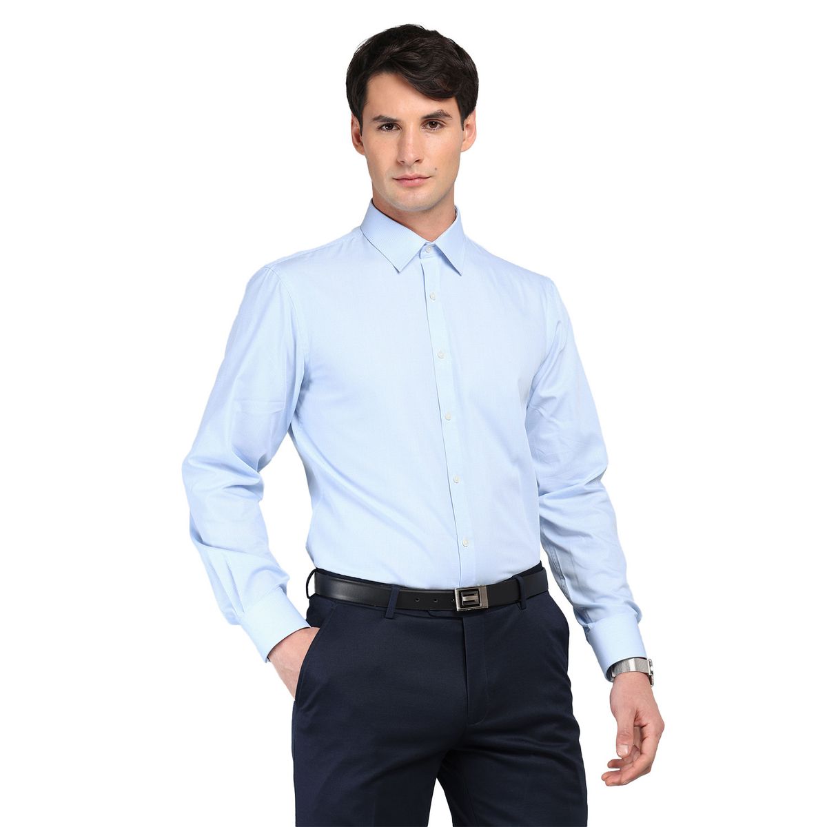 ARROW - Camisa De Vestir Manga Larga Algodón Hombre Arrow