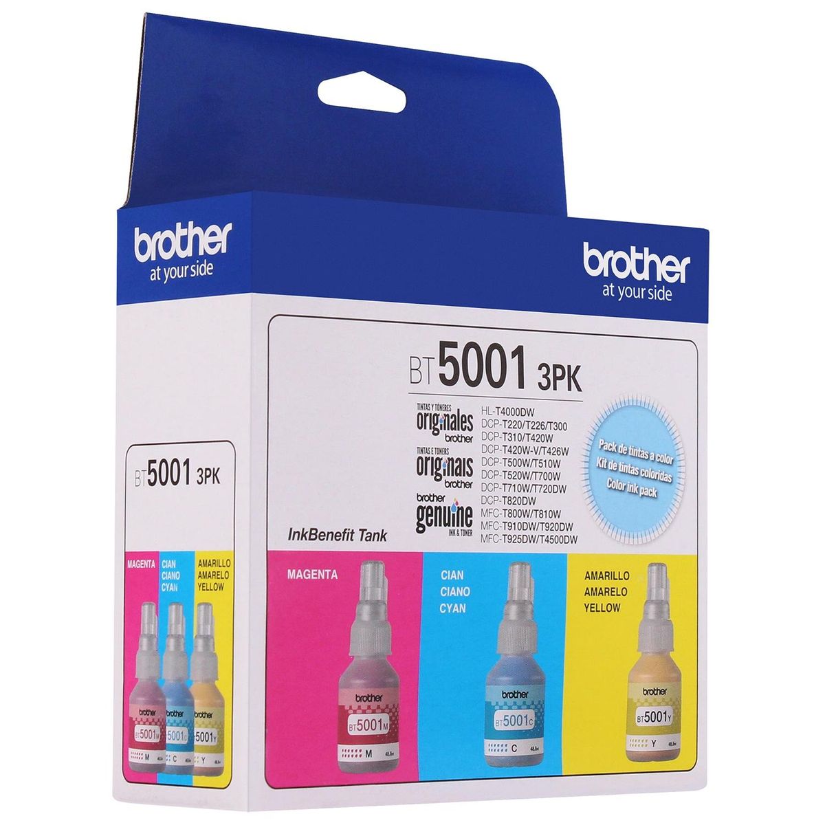 BROTHER - Tinta Brother 3 Botellas BT50013PK