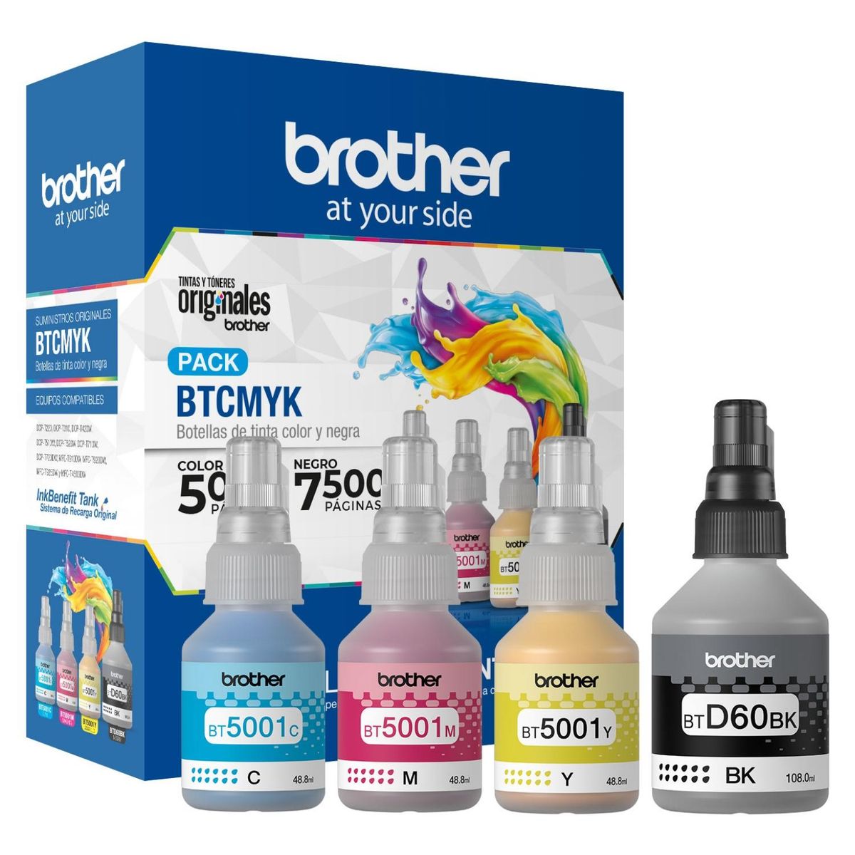 BROTHER - Tinta Brother 4 Botellas BTCMYK