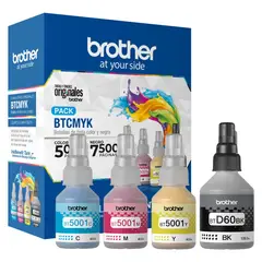 BROTHER - Tinta 4 Botellas BTCMYK