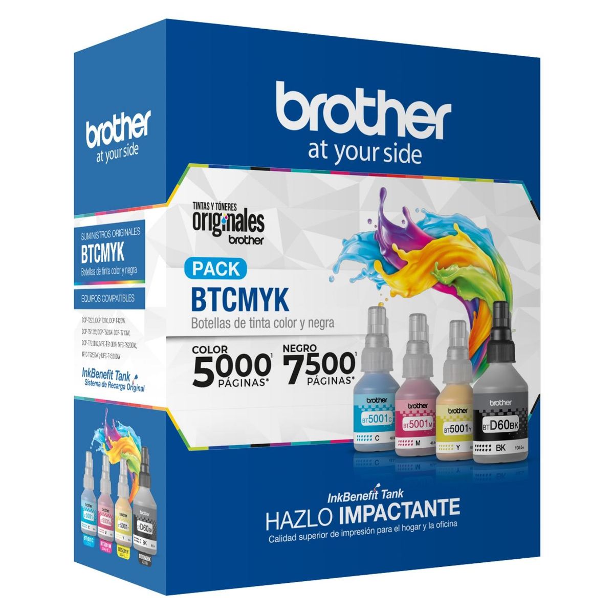 BROTHER - Tinta Brother 4 Botellas BTCMYK