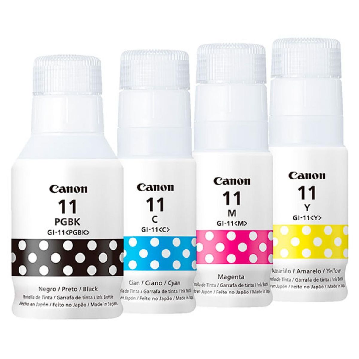 CANON - Kit Tintas Canon Gi-11 4 Botellas