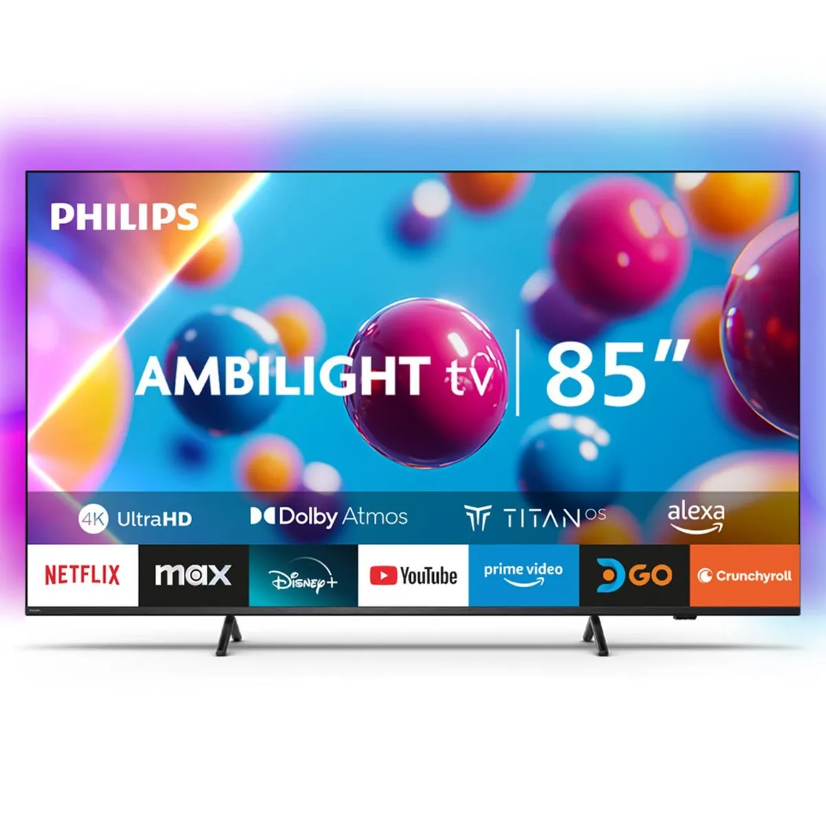 PHILIPS - Ambilight TV 85" Philips LED 4K UHD 85PUD8209