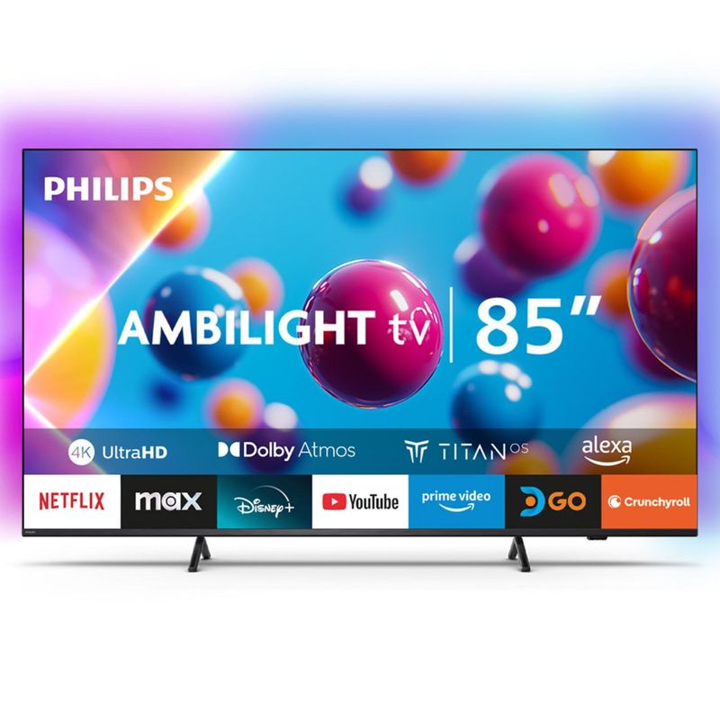 PHILIPS - Led Smart Tv 85" 85Pud8209 UHD 4K Ambilight Philips
