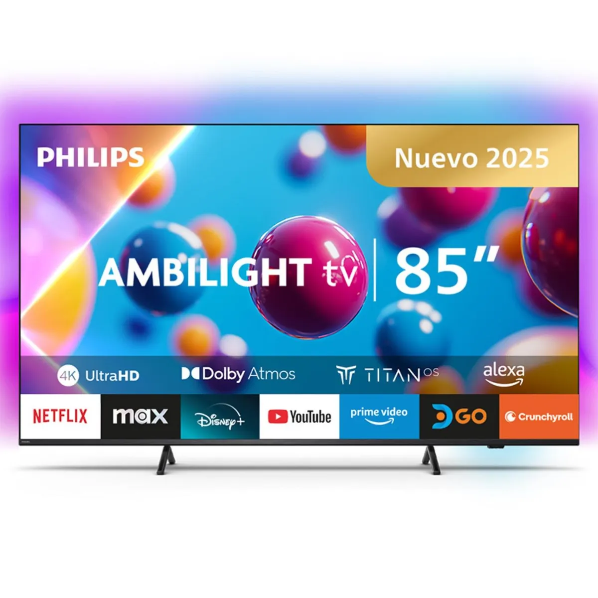 PHILIPS - Ambilight TV 85" Philips LED 4K UHD 85PUD8209