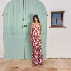 BAYMO - Vestido Fiesta Georgia Estampado Mujer