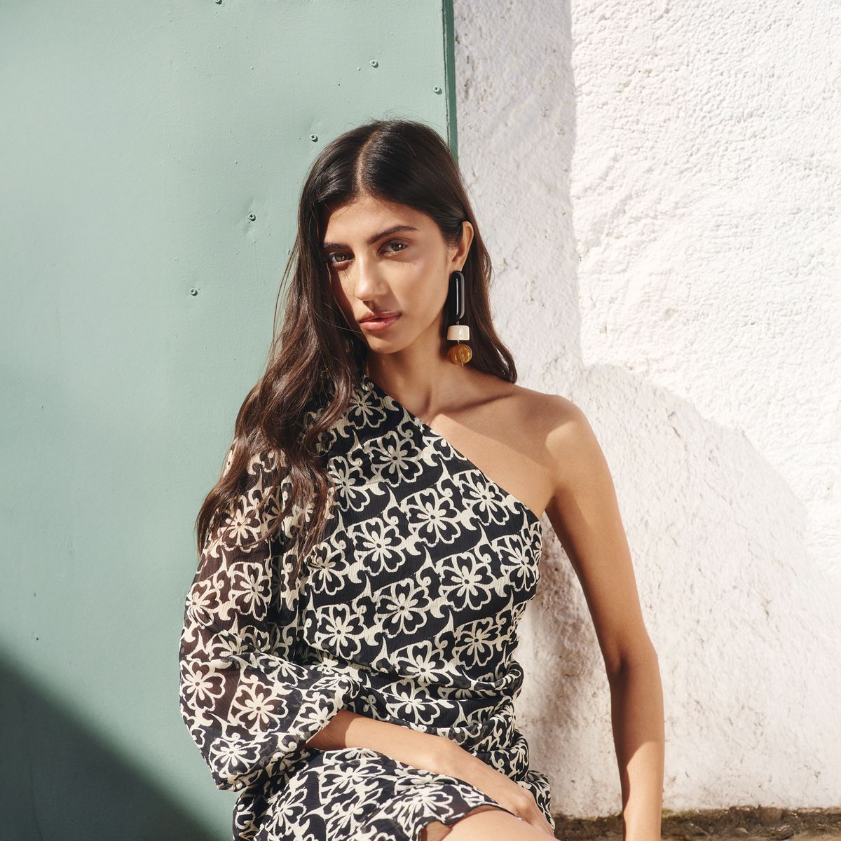 BAYMO - Vestido Fiesta Corto Eloise Estampado Mujer Baymo