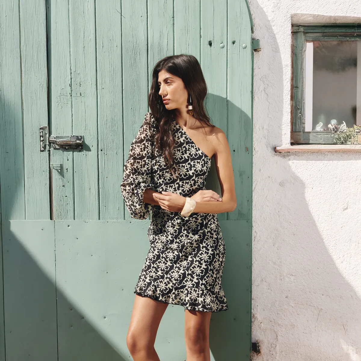 BAYMO - Vestido Fiesta Corto Eloise Estampado Mujer Baymo