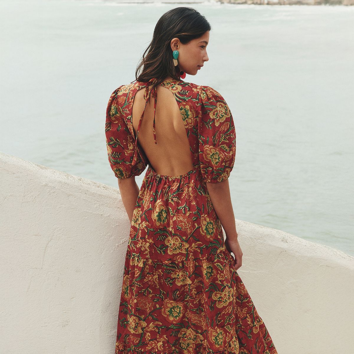 BAYMO - Vestido Fiesta Isola Estampado Mujer Baymo