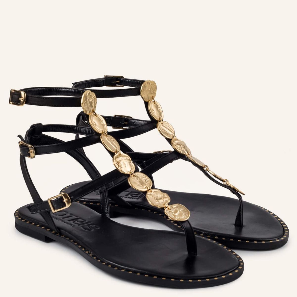 MAKIS KOTRIS - Sandalia Mujer Cuero Makis Kotris