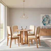 Juego De Comedor 4 Sillas Ravello 1.0 Beige Basement Home