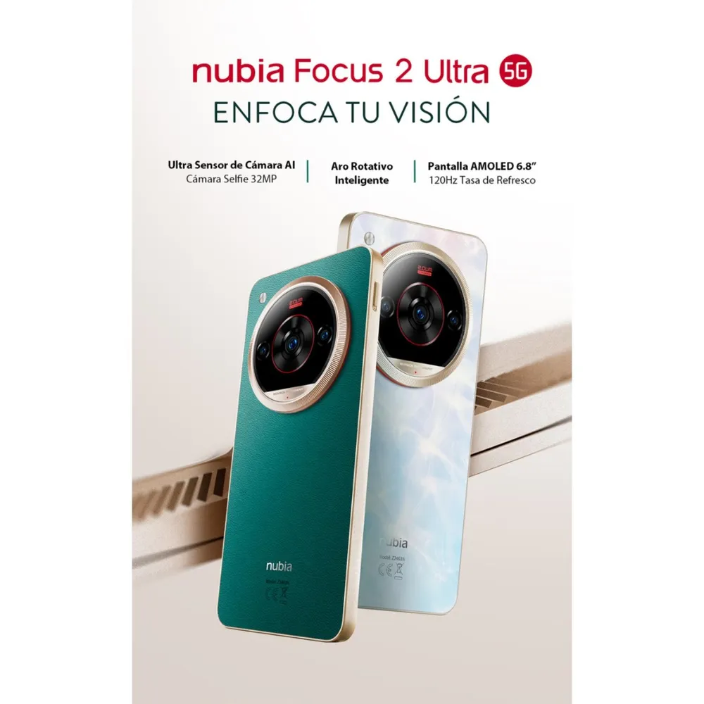 ZTE Nubia Focus 2 Ultra 5G 256GB Blanco, foto 8