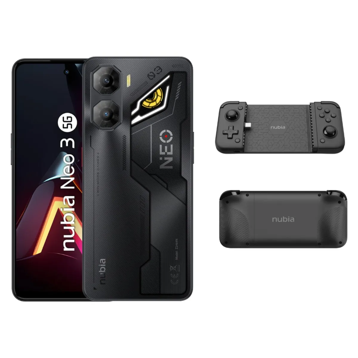 ZTE - ZTE Nubia Neo 3 5G 256GB Negro+Gamepad