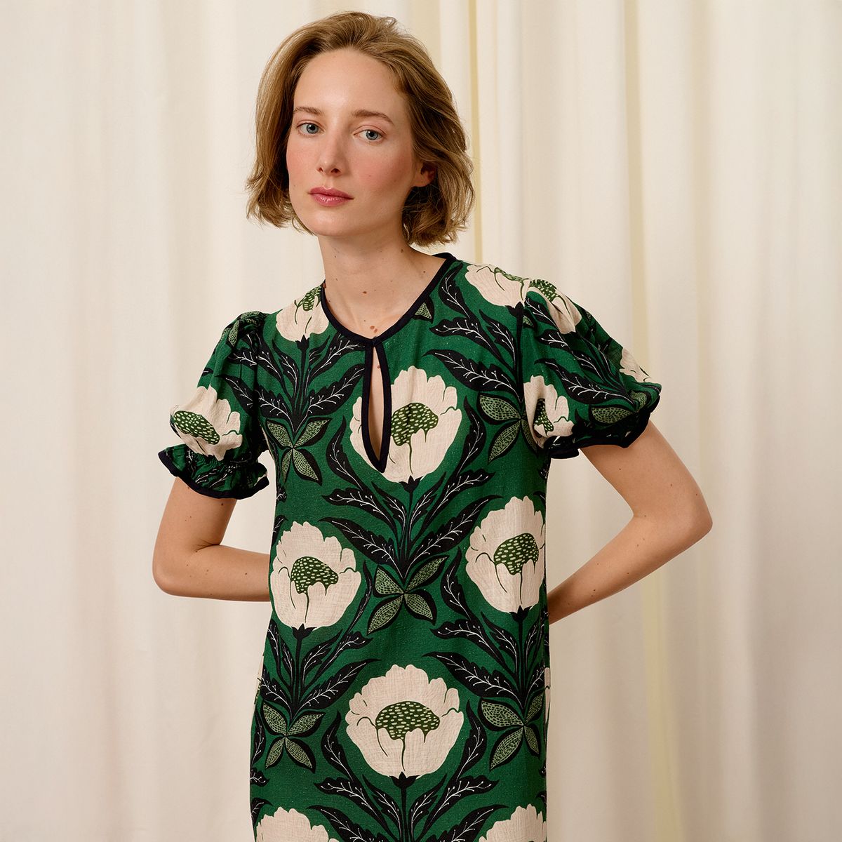 BYAN - Vestido Lago Manga Englobada Mujer Byan