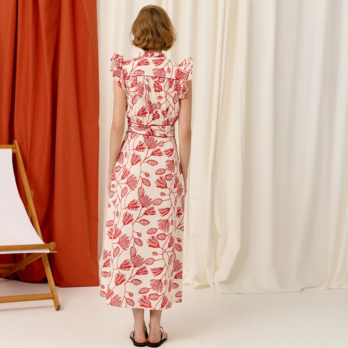 BYAN - Vestido Dunas Lino Mujer Byan