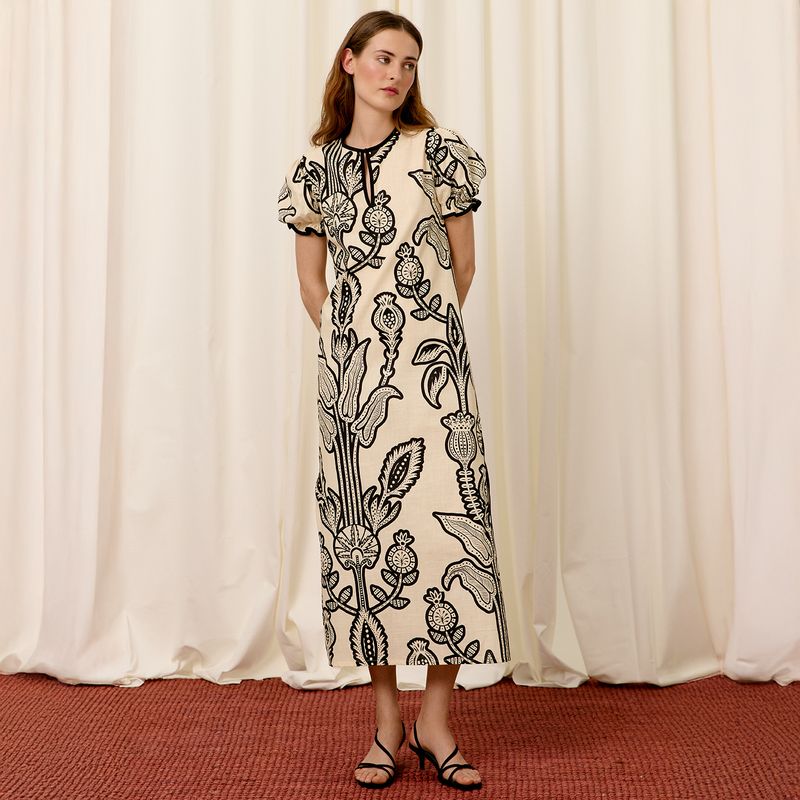 BYAN - Vestido 100% Algodón Mujer Byan