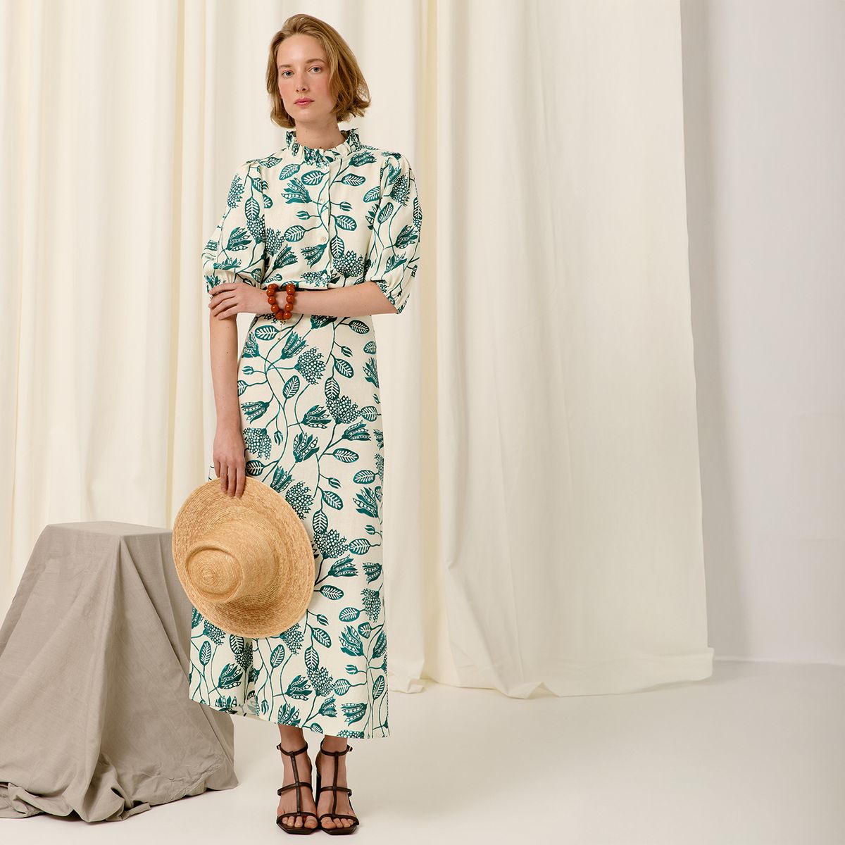 BYAN - Falda Dunas Lino Mujer Byan