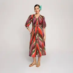 BYAN - Vestido 100% Algodón Mujer
